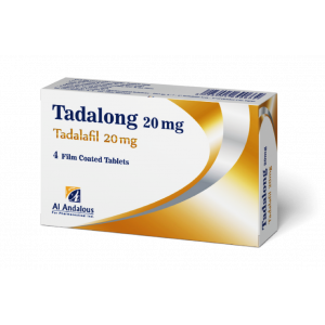 TADALONG 20 MG ( TADALAFIL ) 4 FILM-COATED TABLETS